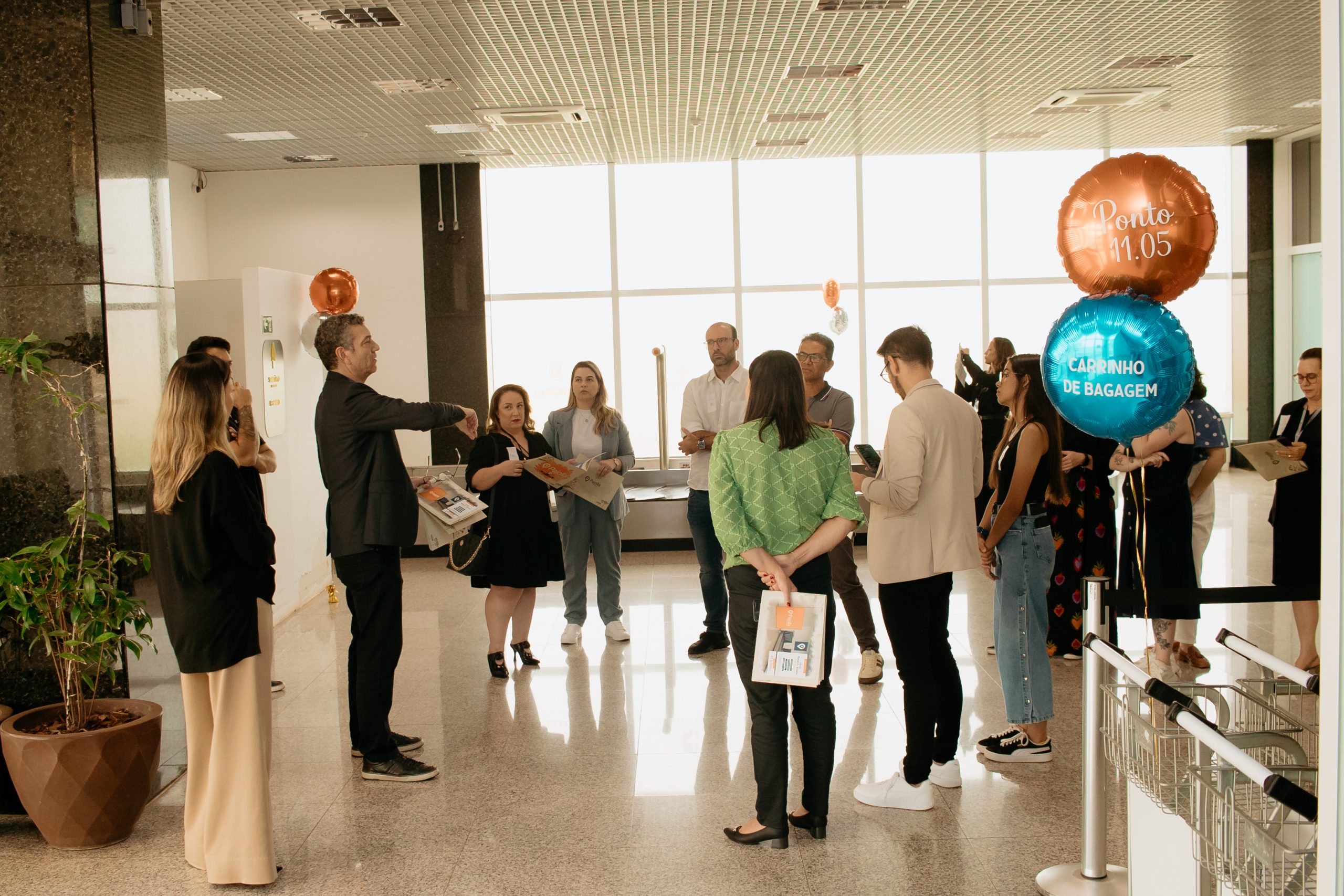 Para voar alto: ação da Pajolla Mídia no Aeroporto de Cascavel